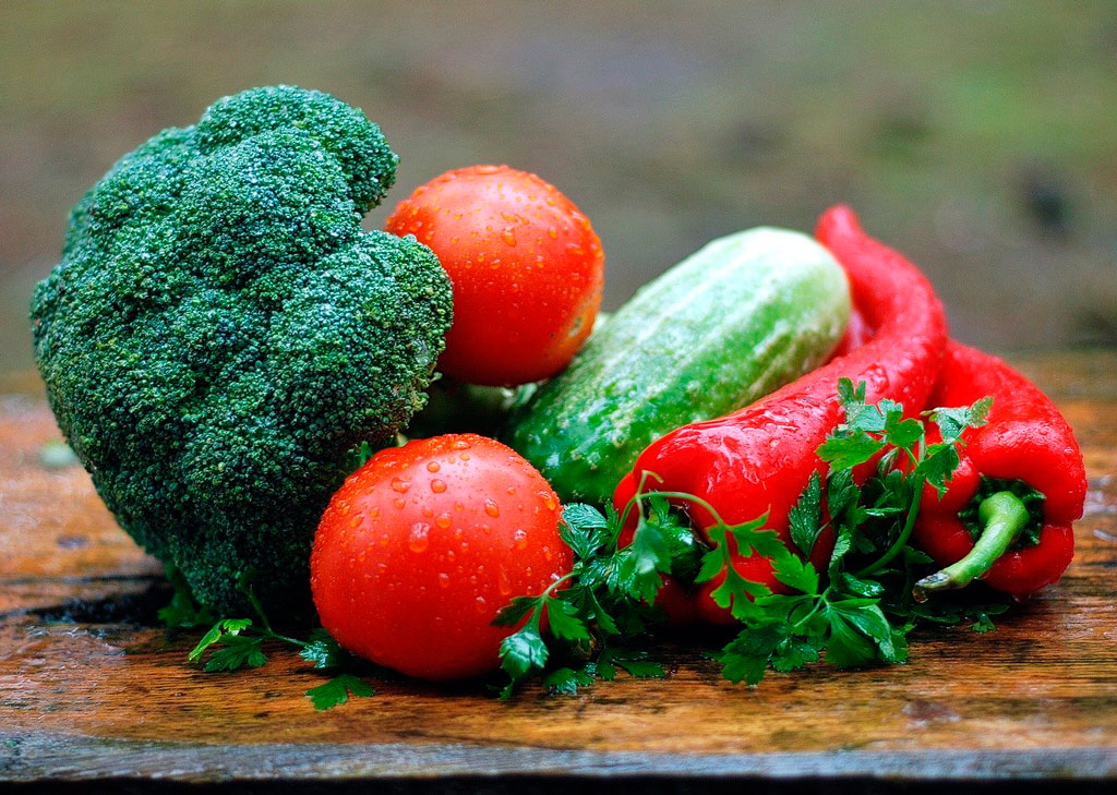 Verduras frescas para evitar la obesidad en niños